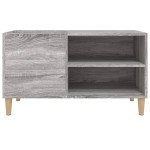 vidaXL Dulap pentru discuri gri sonoma 84,5x38x48 cm lemn prelucrat vidaXL Dulap pentru discuri gri sonoma 84,5x38x48 cm lemn prelucrat