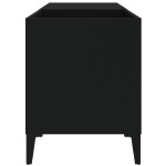 vidaXL Dulap pentru discuri, negru, 84,5x38x48 cm, lemn prelucrat vidaXL Dulap pentru discuri, negru, 84,5x38x48 cm, lemn prelucrat