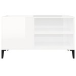 vidaXL Dulapuri pentru discuri alb lucios 84,5x38x48 cm lemn prelucrat vidaXL Dulapuri pentru discuri alb lucios 84,5x38x48 cm lemn prelucrat