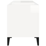 vidaXL Dulapuri pentru discuri alb lucios 84,5x38x48 cm lemn prelucrat vidaXL Dulapuri pentru discuri alb lucios 84,5x38x48 cm lemn prelucrat