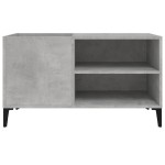 vidaXL Dulap pentru discuri gri beton 84,5x38x48 cm lemn prelucrat