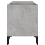 vidaXL Dulap pentru discuri gri beton 84,5x38x48 cm lemn prelucrat