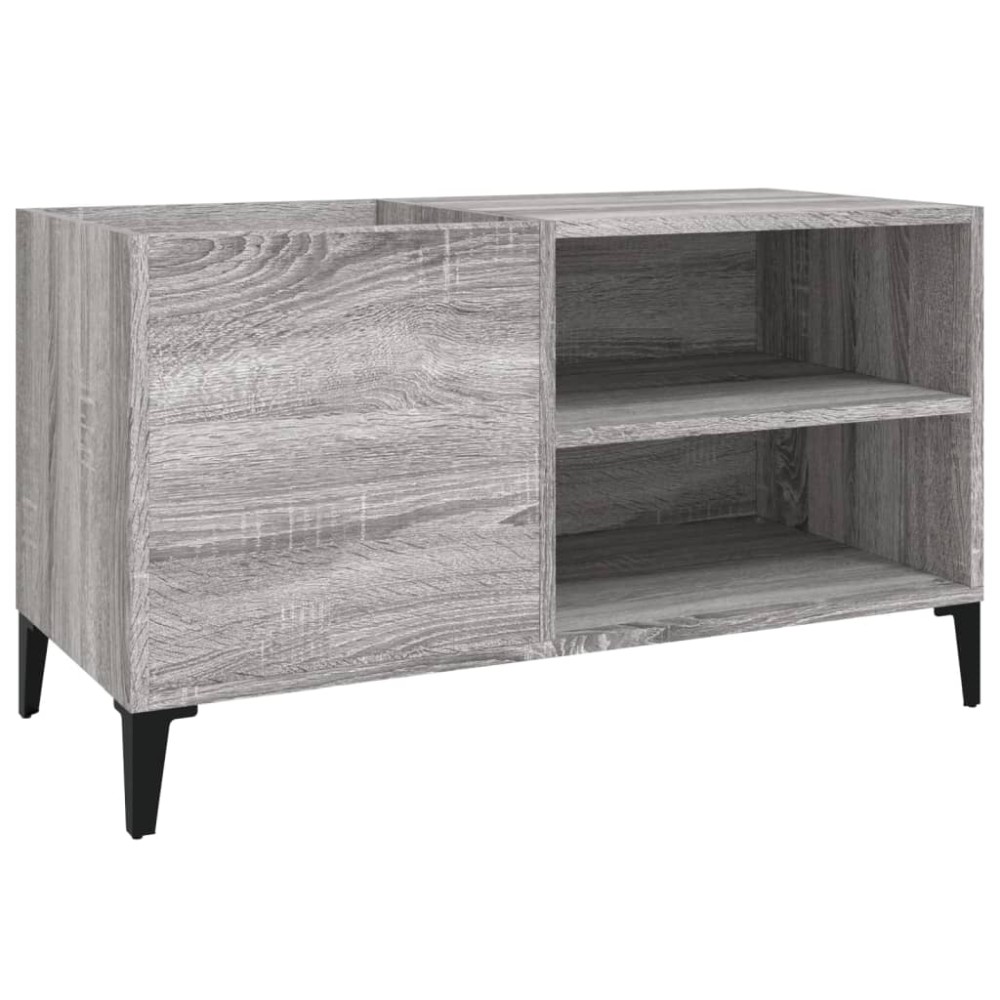 vidaXL Dulap pentru discuri gri sonoma 84,5x38x48 cm lemn prelucrat