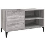 vidaXL Dulap pentru discuri gri sonoma 84,5x38x48 cm lemn prelucrat vidaXL Dulap pentru discuri gri sonoma 84,5x38x48 cm lemn prelucrat