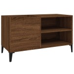 vidaXL Dulap pentru discuri stejar maro, 84,5x38x48 cm, lemn prelucrat vidaXL Dulap pentru discuri stejar maro, 84,5x38x48 cm, lemn prelucrat