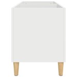 vidaXL Dulap de discuri, alb, 74,5x38x48 cm, lemn prelucrat