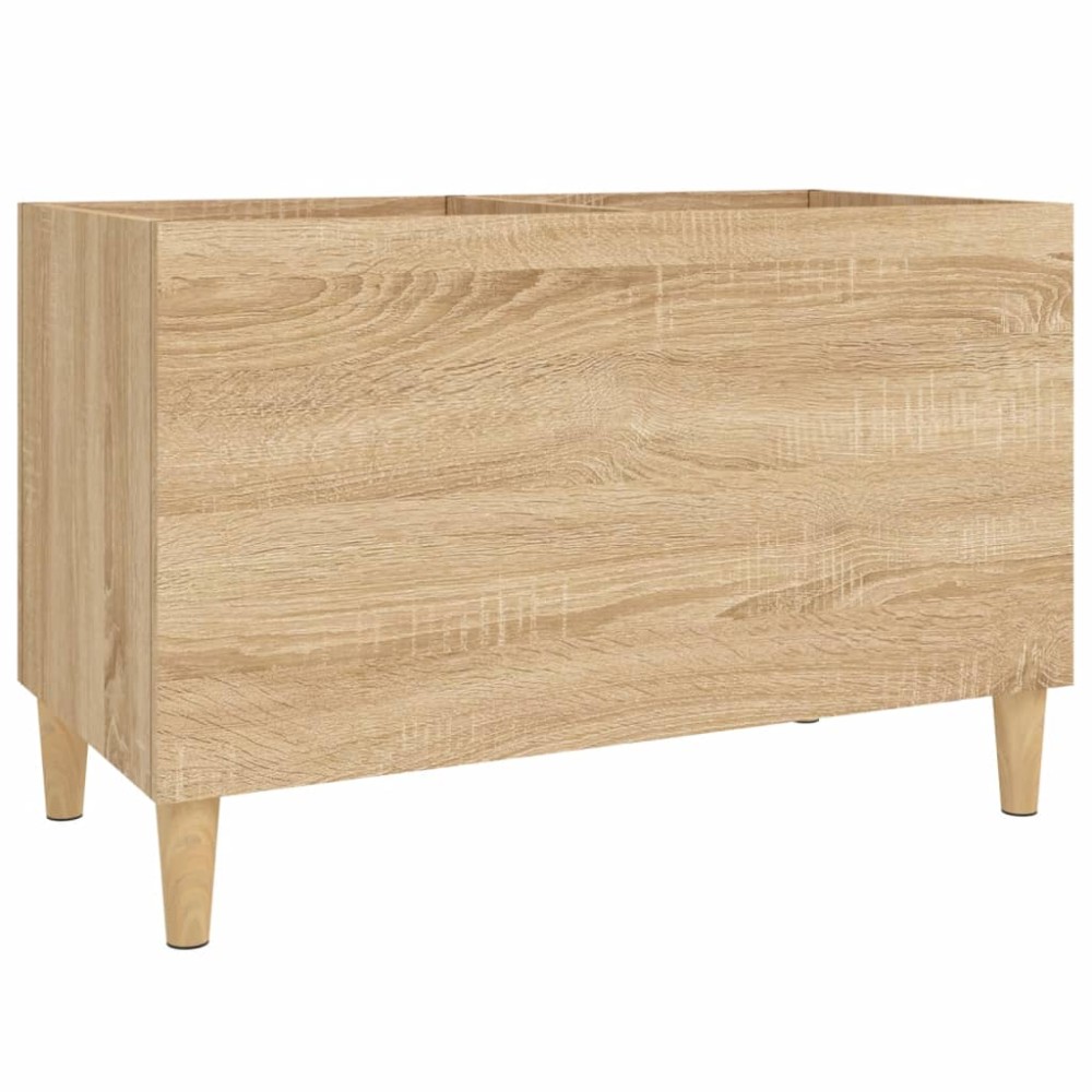 vidaXL Dulap pentru discuri stejar sonoma 74,5x38x48 cm lemn prelucrat