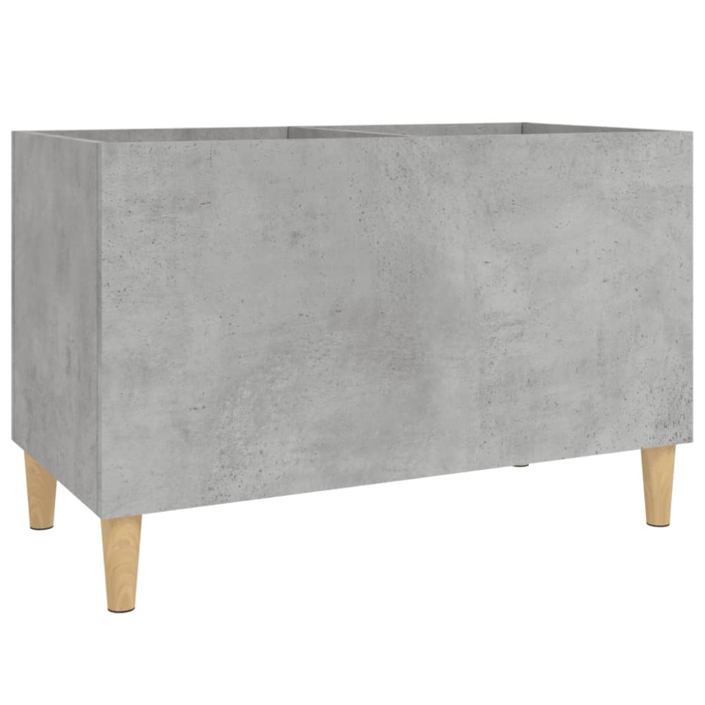 vidaXL Dulap pentru discuri, gri beton, 74,5x38x48 cm, lemn prelucrat