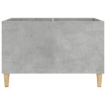vidaXL Dulap pentru discuri, gri beton, 74,5x38x48 cm, lemn prelucrat vidaXL Dulap pentru discuri, gri beton, 74,5x38x48 cm, lemn prelucrat