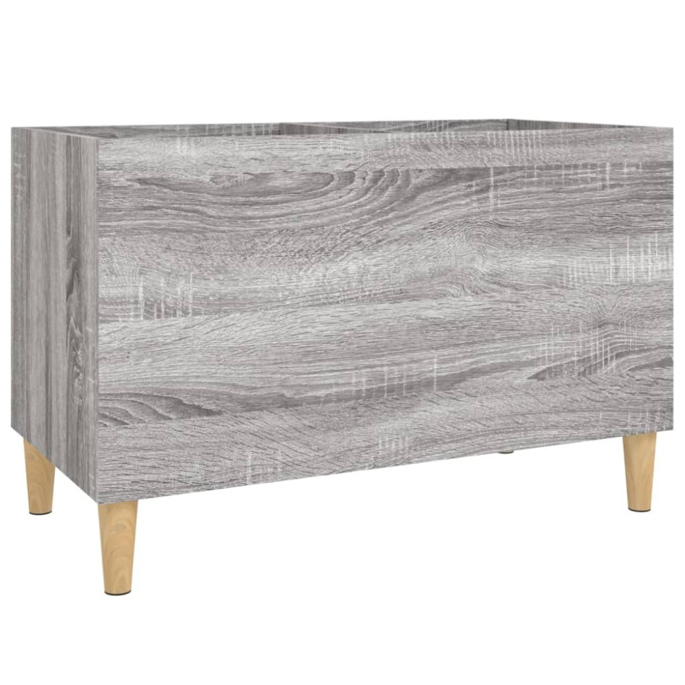 vidaXL Dulap pentru discuri gri sonoma 74,5x38x48 cm lemn prelucrat