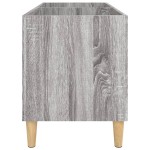 vidaXL Dulap pentru discuri gri sonoma 74,5x38x48 cm lemn prelucrat