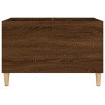 vidaXL Dulap pentru discuri stejar maro 74,5x38x48 cm lemn prelucrat