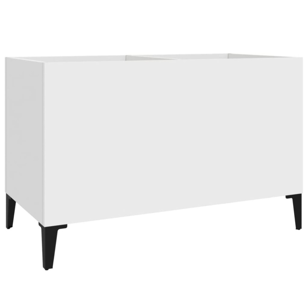 vidaXL Dulap de discuri, alb, 74,5x38x48 cm, lemn prelucrat