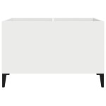 vidaXL Dulap de discuri, alb, 74,5x38x48 cm, lemn prelucrat vidaXL Dulap de discuri, alb, 74,5x38x48 cm, lemn prelucrat