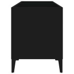 vidaXL Dulap pentru discuri, negru, 74,5x38x48 cm, lemn prelucrat