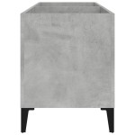 vidaXL Dulap pentru discuri, gri beton, 74,5x38x48 cm, lemn prelucrat