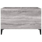 vidaXL Dulap pentru discuri gri sonoma 74,5x38x48 cm lemn prelucrat vidaXL Dulap pentru discuri gri sonoma 74,5x38x48 cm lemn prelucrat