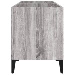 vidaXL Dulap pentru discuri gri sonoma 74,5x38x48 cm lemn prelucrat vidaXL Dulap pentru discuri gri sonoma 74,5x38x48 cm lemn prelucrat