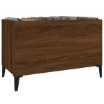 vidaXL Dulap pentru discuri stejar maro 74,5x38x48 cm lemn prelucrat vidaXL Dulap pentru discuri stejar maro 74,5x38x48 cm lemn prelucrat