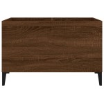 vidaXL Dulap pentru discuri stejar maro 74,5x38x48 cm lemn prelucrat vidaXL Dulap pentru discuri stejar maro 74,5x38x48 cm lemn prelucrat