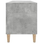 vidaXL Dulap pentru discuri gri beton, 100x38x48 cm, lemn prelucrat vidaXL Dulap pentru discuri gri beton, 100x38x48 cm, lemn prelucrat