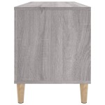 vidaXL Dulap pentru discuri gri sonoma, 100x38x48 cm, lemn prelucrat vidaXL Dulap pentru discuri gri sonoma, 100x38x48 cm, lemn prelucrat