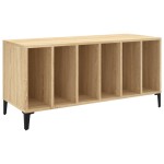 vidaXL Dulap pentru discuri stejar sonoma 100x38x48 cm, lemn prelucrat vidaXL Dulap pentru discuri stejar sonoma 100x38x48 cm, lemn prelucrat