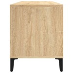 vidaXL Dulap pentru discuri stejar sonoma 100x38x48 cm, lemn prelucrat vidaXL Dulap pentru discuri stejar sonoma 100x38x48 cm, lemn prelucrat