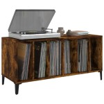 vidaXL Dulap pentru discuri stejar afumat 100x38x48 cm, lemn prelucrat vidaXL Dulap pentru discuri stejar afumat 100x38x48 cm, lemn prelucrat