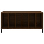 vidaXL Dulap pentru discuri stejar maro, 100x38x48 cm, lemn prelucrat vidaXL Dulap pentru discuri stejar maro, 100x38x48 cm, lemn prelucrat