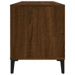 vidaXL Dulap pentru discuri stejar maro, 100x38x48 cm, lemn prelucrat vidaXL Dulap pentru discuri stejar maro, 100x38x48 cm, lemn prelucrat