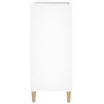 vidaXL Dulap pentru discuri, alb, 84,5x38x89 cm, lemn compozit vidaXL Dulap pentru discuri, alb, 84,5x38x89 cm, lemn compozit