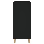 vidaXL Dulap pentru discuri negru 84,5x38x89 cm lemn compozit vidaXL Dulap pentru discuri negru 84,5x38x89 cm lemn compozit