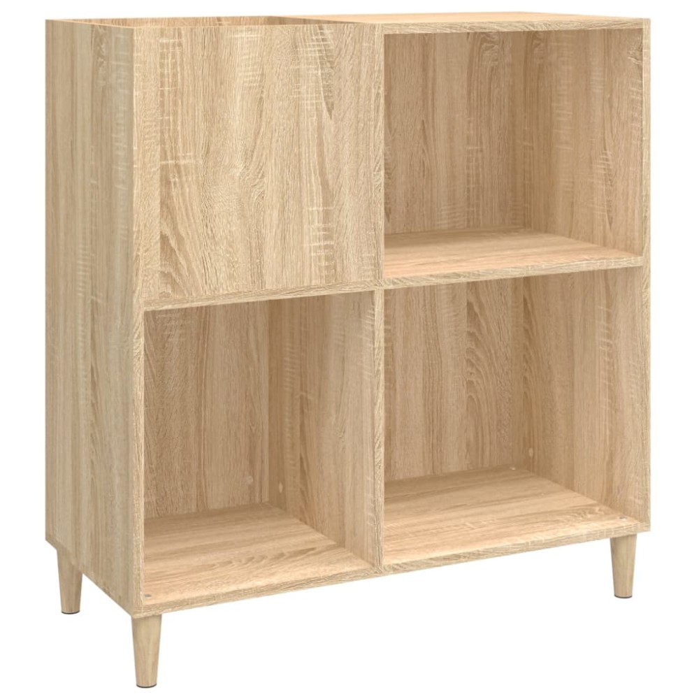 vidaXL Dulap pentru discuri stejar sonoma 84,5x38x89 cm lemn compozit