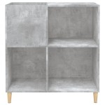 vidaXL Dulap pentru discuri gri beton 84,5x38x89 cm lemn compozit vidaXL Dulap pentru discuri gri beton 84,5x38x89 cm lemn compozit