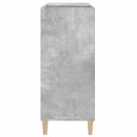 vidaXL Dulap pentru discuri gri beton 84,5x38x89 cm lemn compozit vidaXL Dulap pentru discuri gri beton 84,5x38x89 cm lemn compozit