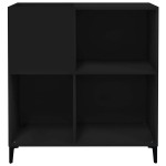 vidaXL Dulap pentru discuri negru 84,5x38x89 cm lemn compozit vidaXL Dulap pentru discuri negru 84,5x38x89 cm lemn compozit