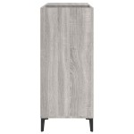 vidaXL Dulap pentru discuri gri sonoma 84,5x38x89 cm lemn compozit vidaXL Dulap pentru discuri gri sonoma 84,5x38x89 cm lemn compozit