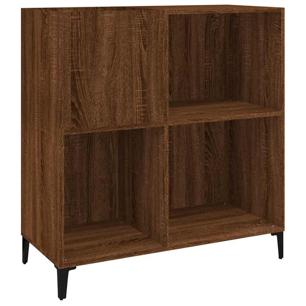 vidaXL Dulap pentru discuri stejar maro 84,5x38x89 cm lemn compozit