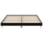 vidaXL Cadru de pat fără saltea Negru 180x200cm Lemn prelucrat