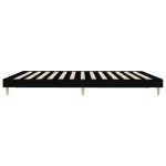 vidaXL Cadru de pat fără saltea Negru 180x200cm Lemn prelucrat