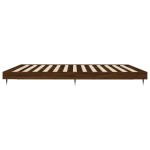vidaXL Cadru de pat fără saltea Stejar maro 200x200 cm Lemn prelucrat vidaXL Cadru de pat fără saltea Stejar maro 200x200 cm Lemn prelucrat