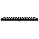 vidaXL Cadru de pat fără saltea Negru 180x200cm Lemn prelucrat