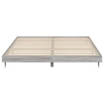 vidaXL Cadru de pat fără saltea Gri Sonoma 180x200cm Lemn prelucrat