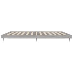 vidaXL Cadru de pat fără saltea Gri Sonoma 180x200cm Lemn prelucrat