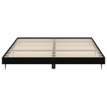 vidaXL Cadru de pat fără saltea Negru 160x200cm Lemn prelucrat