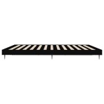 vidaXL Cadru de pat fără saltea Negru 160x200cm Lemn prelucrat