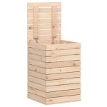 vidaXL Coș de rufe, 44x44x66 cm, lemn masiv de pin vidaXL Coș de rufe, 44x44x66 cm, lemn masiv de pin