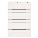 vidaXL Coș de rufe, alb, 44x44x66 cm, lemn masiv de pin vidaXL Coș de rufe, alb, 44x44x66 cm, lemn masiv de pin