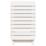 vidaXL Coș de rufe, alb, 44x44x76 cm, lemn masiv de pin vidaXL Coș de rufe, alb, 44x44x76 cm, lemn masiv de pin